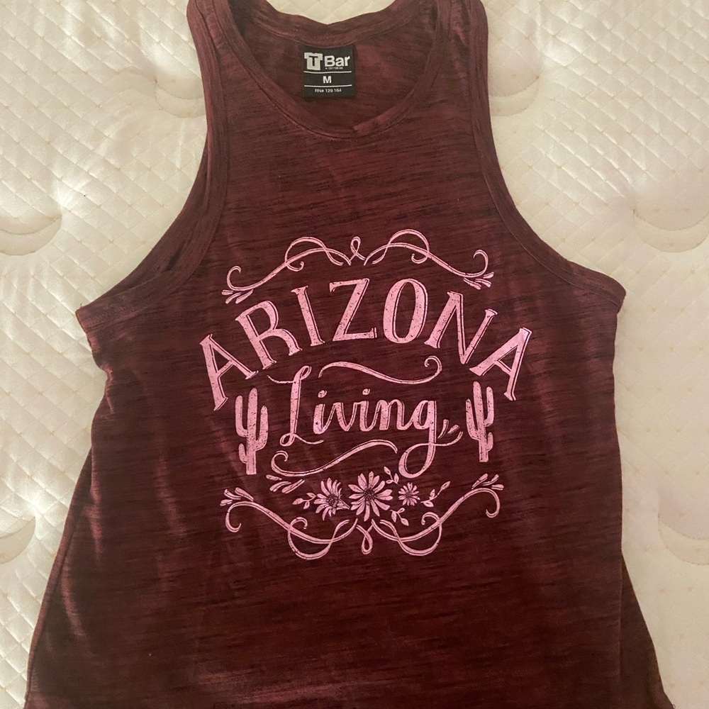 T-Bar Deep Red Tee